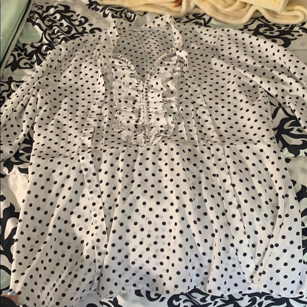 polka dot top